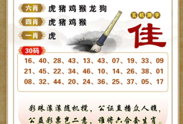 2026002期香港彩九肖30码中特