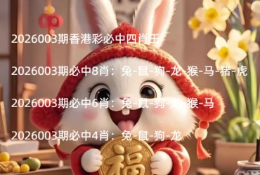 2026003期香港彩必中四肖王