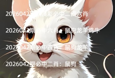 2026042期新澳彩必中二四六肖