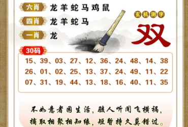 2026023期香港彩九肖30码中特
