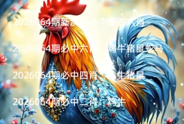 2026064期新澳彩必中二四六肖