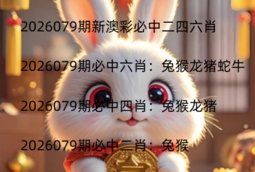 2026079期新澳彩必中二四六肖