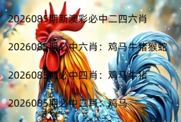 2026085期新澳彩必中二四六肖