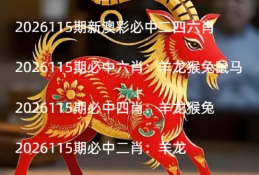 2026115期新澳彩必中二四六肖
