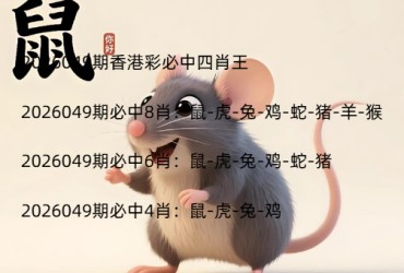 2026049期香港彩必中四肖王