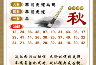 2026056期香港彩九肖30码中特