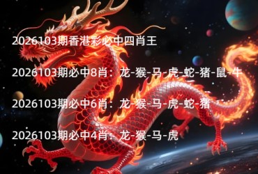 2026103期香港彩必中四肖王