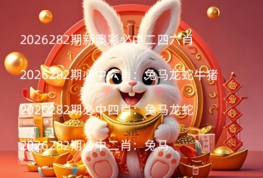 2026282期新澳彩必中二四六肖